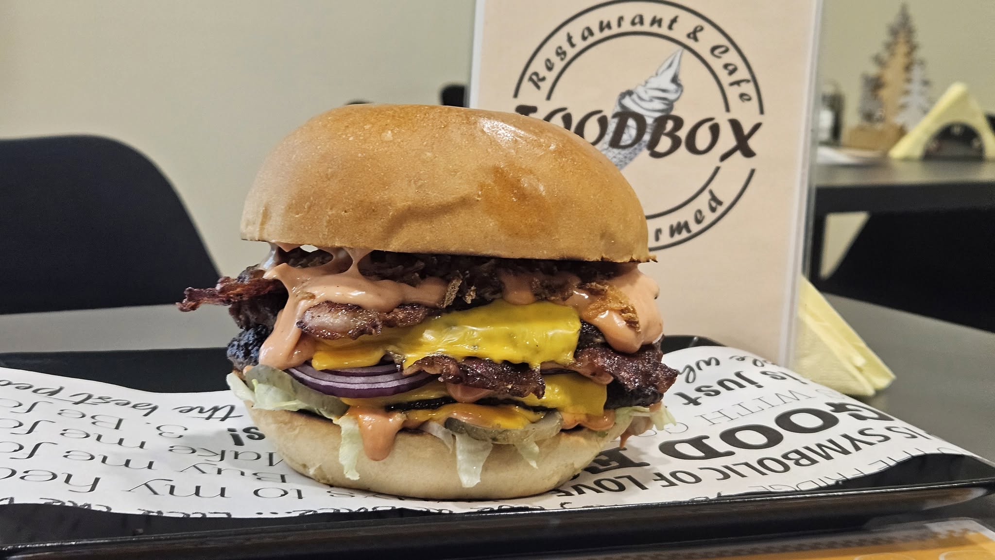 Dávid kedvence Burger